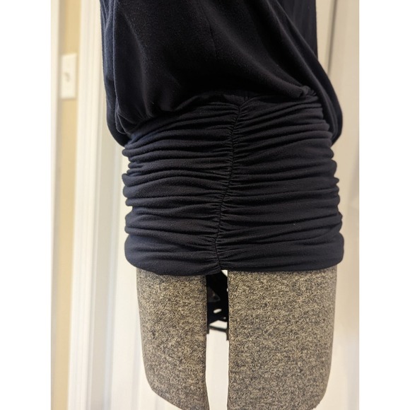 Slate gray TART tunic shirt. Soft flowy with side touching. V scoop in back - Picture 6 of 12